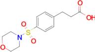 3-[4-(morpholine-4-sulfonyl)phenyl]propanoic acid