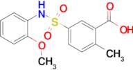 5-[(2-methoxyphenyl)sulfamoyl]-2-methylbenzoic acid