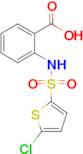 2-[[(5-Chloro-2-thienyl)sulfonyl]amino]benzoic acid