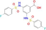 3,5-Bis(4-fluorobenzenesulfonamido)benzoic acid