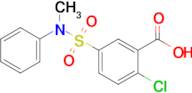 2-Chloro-5-[methyl(phenyl)sulfamoyl]benzoic acid