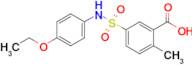 5-[(4-ethoxyphenyl)sulfamoyl]-2-methylbenzoic acid