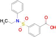 3-[ethyl(phenyl)sulfamoyl]benzoic acid