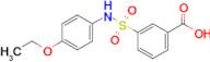 3-[(4-ethoxyphenyl)sulfamoyl]benzoic acid