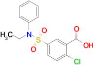 2-Chloro-5-[ethyl(phenyl)sulfamoyl]benzoic acid