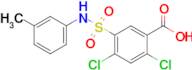 2,4-Dichloro-5-[(3-methylphenyl)sulfamoyl]benzoic acid