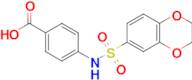 4-(2,3-Dihydro-1,4-benzodioxine-6-sulfonamido)benzoic acid