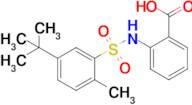 2-(5-Tert-butyl-2-methylbenzenesulfonamido)benzoic acid