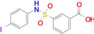 3-[(4-iodophenyl)sulfamoyl]benzoic acid