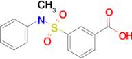 3-[methyl(phenyl)sulfamoyl]benzoic acid