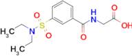 2-{[3-(diethylsulfamoyl)phenyl]formamido}acetic acid