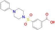 3-[(4-phenylpiperazin-1-yl)sulfonyl]benzoic acid
