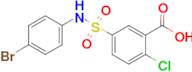 5-[(4-bromophenyl)sulfamoyl]-2-chlorobenzoic acid