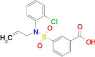 3-[(2-chlorophenyl)(prop-2-en-1-yl)sulfamoyl]benzoic acid