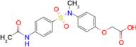 2-[4-(N-methyl4-acetamidobenzenesulfonamido)phenoxy]acetic acid