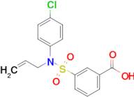 3-[(4-chlorophenyl)(prop-2-en-1-yl)sulfamoyl]benzoic acid