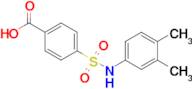 4-[(3,4-dimethylphenyl)sulfamoyl]benzoic acid