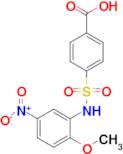 4-[(2-methoxy-5-nitrophenyl)sulfamoyl]benzoic acid