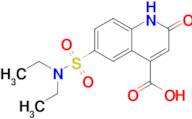 6-(diethylsulfamoyl)-2-oxo-1,2-dihydroquinoline-4-carboxylic acid