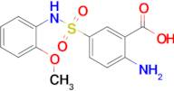 2-Amino-5-[(2-methoxyphenyl)sulfamoyl]benzoic acid