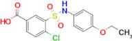 4-Chloro-3-[(4-ethoxyphenyl)sulfamoyl]benzoic acid