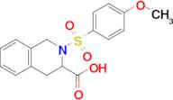 2-(4-Methoxybenzenesulfonyl)-1,2,3,4-tetrahydroisoquinoline-3-carboxylic acid