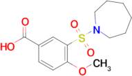 3-[(Hexahydro-1H-azepin-1-yl)sulfonyl]-4-methoxybenzoic acid
