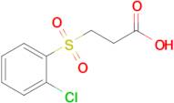 3-(2-Chlorobenzenesulfonyl)propanoic acid