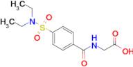 2-{[4-(diethylsulfamoyl)phenyl]formamido}acetic acid