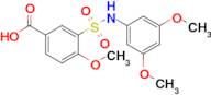 3-[(3,5-dimethoxyphenyl)sulfamoyl]-4-methoxybenzoic acid