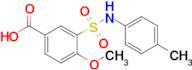 4-Methoxy-3-[(4-methylphenyl)sulfamoyl]benzoic acid