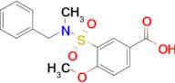 3-[benzyl(methyl)sulfamoyl]-4-methoxybenzoic acid