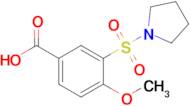 4-Methoxy-3-(pyrrolidine-1-sulfonyl)benzoic acid