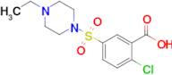 2-Chloro-5-[(4-ethylpiperazin-1-yl)sulfonyl]benzoic acid