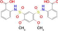 2-{5-[(2-carboxyphenyl)sulfamoyl]-2,4-dimethoxybenzenesulfonamido}benzoic acid