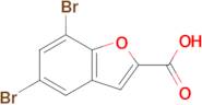 5,7-Dibromo-1-benzofuran-2-carboxylic acid