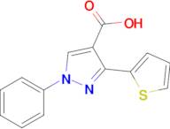 1-Phenyl-3-(thiophen-2-yl)-1h-pyrazole-4-carboxylic acid