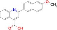 2-(6-Methoxynaphthalen-2-yl)quinoline-4-carboxylic acid