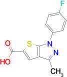 1-(4-Fluorophenyl)-3-methyl-1H-thieno[2,3-c]pyrazole-5-carboxylic acid