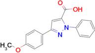 3-(4-Methoxyphenyl)-1-phenyl-1H-pyrazole-5-carboxylic acid