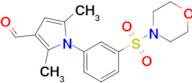 2,5-Dimethyl-1-[3-(morpholine-4-sulfonyl)phenyl]-1H-pyrrole-3-carbaldehyde