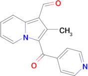 2-Methyl-3-(4-pyridinylcarbonyl)-1-indolizinecarboxaldehyde