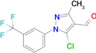 5-Chloro-3-methyl-1-[3-(trifluoromethyl)phenyl]-1H-pyrazole-4-carbaldehyde