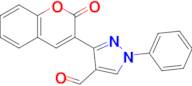 3-(2-Oxo-2H-1-benzopyran-3-yl)-1-phenyl-1H-pyrazole-4-carboxaldehyde