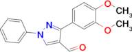 3-(3,4-Dimethoxyphenyl)-1-phenyl-1H-pyrazole-4-carbaldehyde