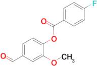 4-Formyl-2-methoxyphenyl 4-fluorobenzoate