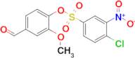 4-Formyl-2-methoxyphenyl 4-chloro-3-nitrobenzene-1-sulfonate