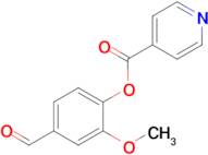 4-Formyl-2-methoxyphenyl pyridine-4-carboxylate