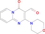 2-(4-Morpholinyl)-4-oxo-4H-pyrido[1,2-a]pyrimidine-3-carboxaldehyde