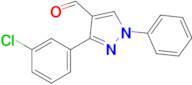 3-(3-Chlorophenyl)-1-phenyl-1H-pyrazole-4-carbaldehyde